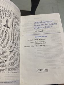 Oxford Advanced Learner’s Dictionary