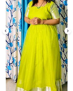 Light Green Organza Gown