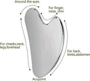 100% Stainless Steel Gua Sha