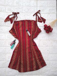 Strapped Short Kurti 🎀