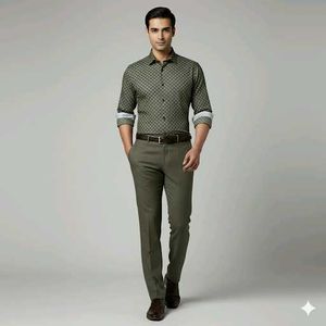 Patterned Formal Shirt