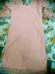 Peach Jarkan Hand Work Embroidery Suit
