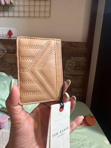 Auth NWT TED BAKER Ayani Quilted Leather Cardholde