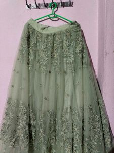 Double Cancan Attached Lehenga