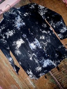 Printed Black Color Shirt For Women