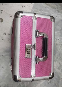 Vanity Box (Pink& Silver)