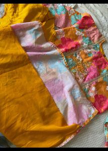 New 3pc Pakistani Mustard Suit