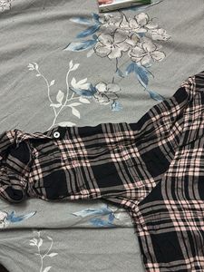DNMY Plaid Button-Up Shirt