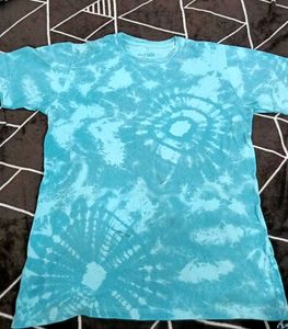 Details Blue Tie-Dye T-Shirt