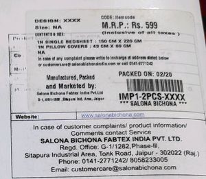 Salona Bichona Premium Bedsheet