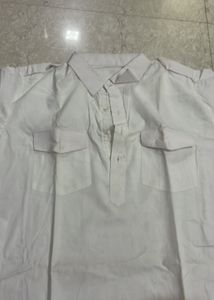 Sky Blue Vest With Kurta N Bottom