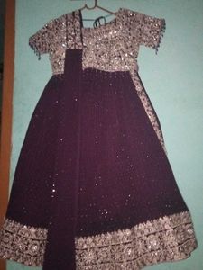 Elegant Purple Lehenga
