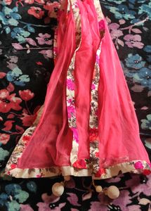 Price Drop Indo Western Lehenga Choli Dupatta