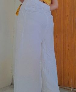 White Cotton Plazoo