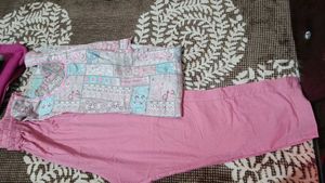 Floral Patchwork Print Kurti Set