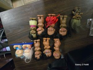 10 Pcs Rare Vintage Jungle Black Dolls