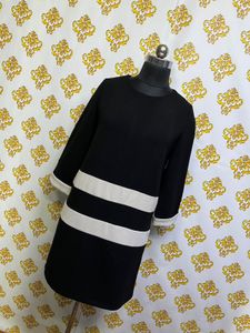 Vintage Black & White Stripe Dress