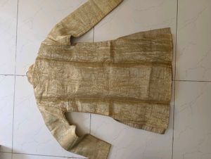 Kids golden kurta