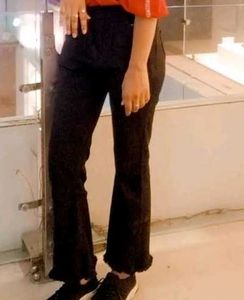 Flared Black Jeans