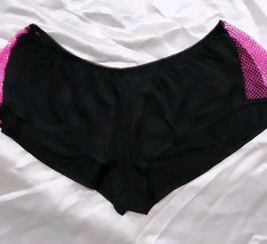Black &amp; Pink Swim Bottom panty