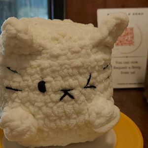 HANDMADE CROTCHET CAT PLUSHIE