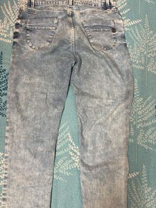 Ripped Acid Wash Jeans