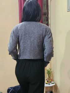 Gray Cardigan Sweater from H&amp;M pre-loved