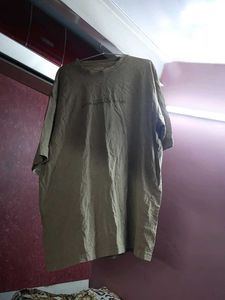 Beige Tshirt Printed Back