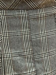 Check pleated Skirt