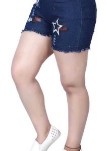 Denim Star Shorts