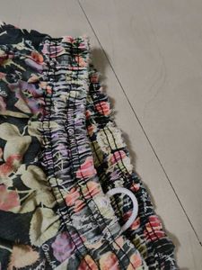 3/4 Cotton Floral Capri Women