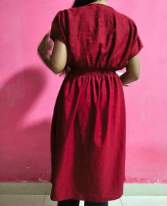 Rust Red Dress