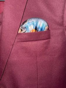 Burgundy 3-Piece Suit