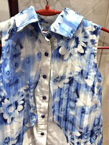 royal blue shirt top