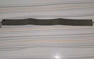Studded Black Gothic Choker Necklace