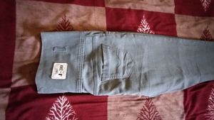 High Waist Grey Jeans