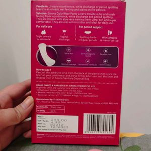 SIRONA PANTY LINERS ( Large )