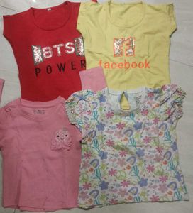 Girls'  T-Shirt set of 4