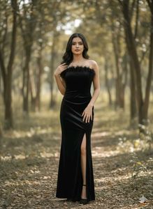 Black Velvet Gown