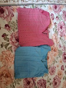 Pink Printed Kurti