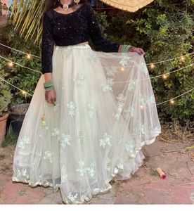 Sequin Black Lehenga Choli