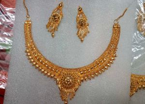Golden Necklace Set For Women