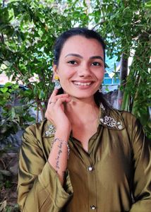 Elegant Olive Green Embroidered Pant Suit