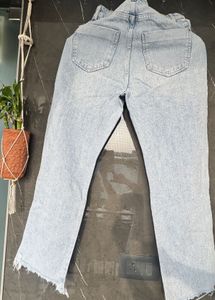 Ripped Wide Leg Jeans