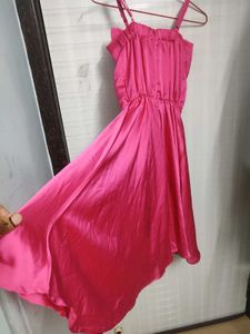 Rose Xl Size Dress 👗 Knee Length