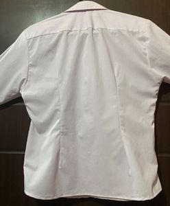 Pink Basic Fitted Shirt