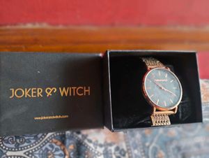 Joker &amp; Witch Rose Gold Watch