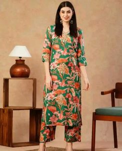 Floral Print Kurta Set