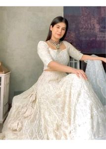 pinteresty white lehenga 🪽
