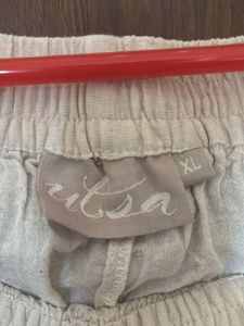 Comfortable Beige Casual Pants